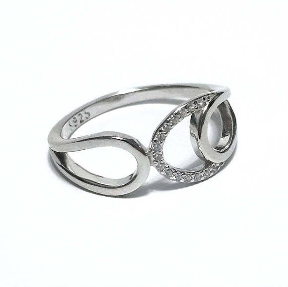 Sterling silver wrap ring Size 7 - Picture 9 of 9